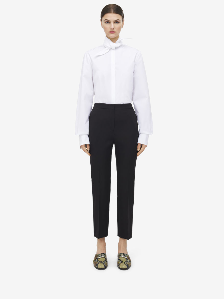 ALEXANDER MCQUEEN - Cigarette Trousers - Item 830041QJAFG2023